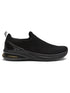 PORIUM Black Men's Walking Shoes
